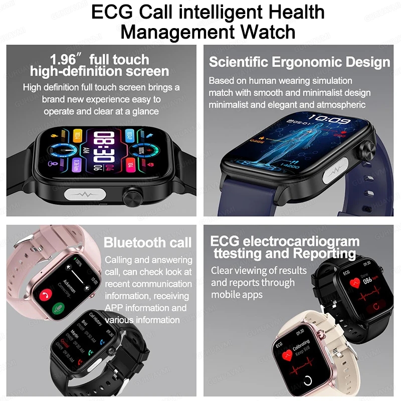 2025 Yeni XIAOM1 EKG+PPG Kan Y - Gps Running Watch incelemesi ve fiyatı