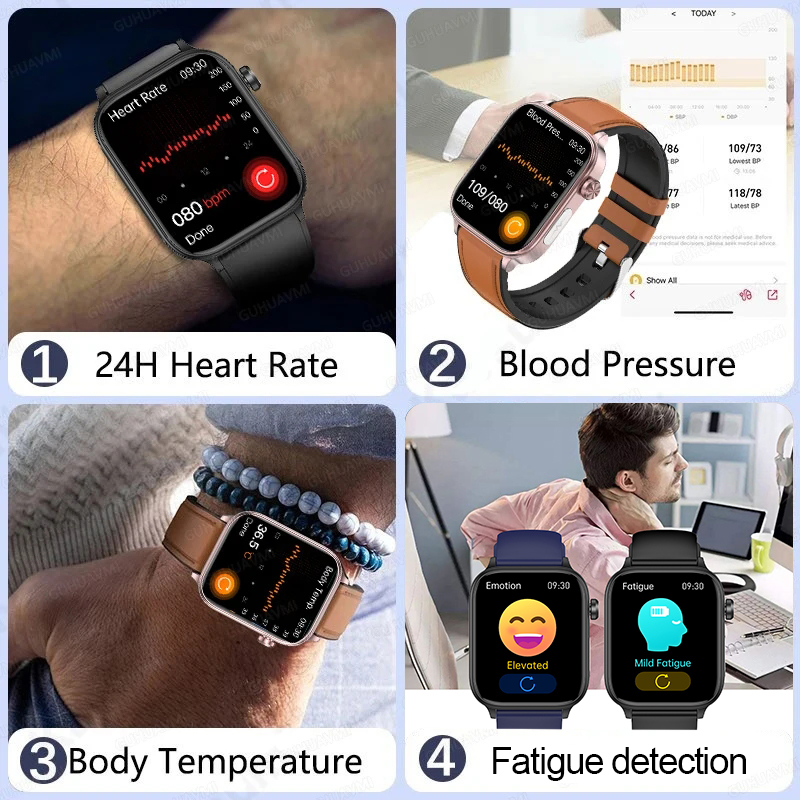 2025 Yeni XIAOM1 EKG+PPG Kan Y - Gps Running Watch incelemesi ve fiyatı