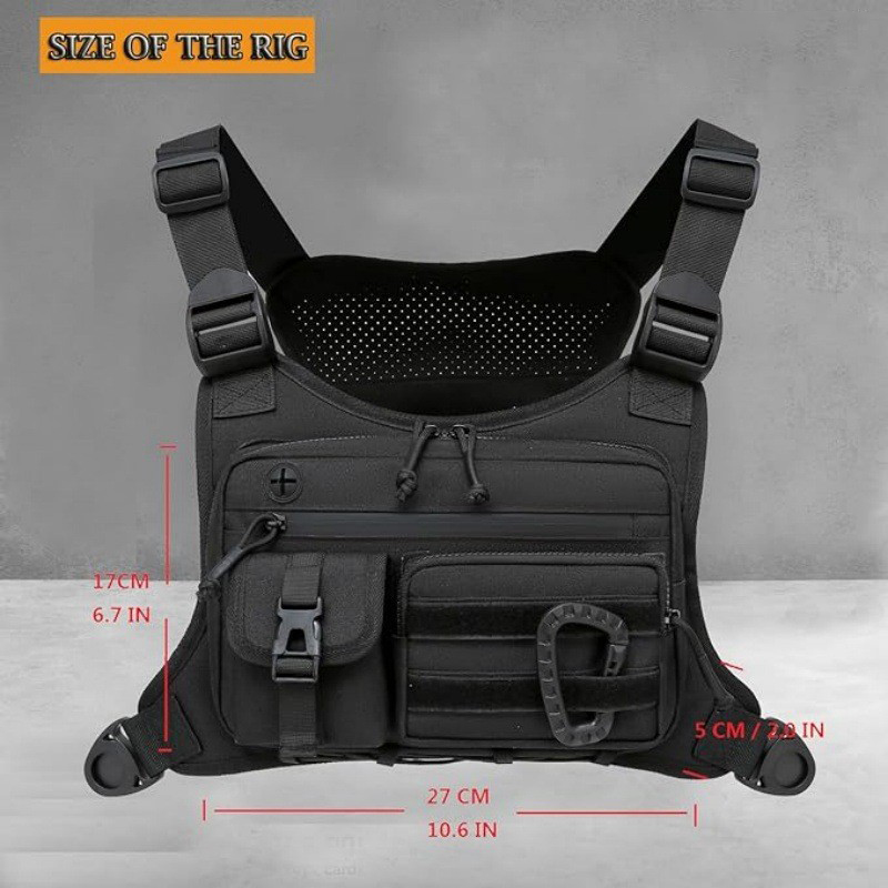 Erkekler için taktik Göğüs Çan - Running Gear Bag For Men incelemesi ve fiyatı