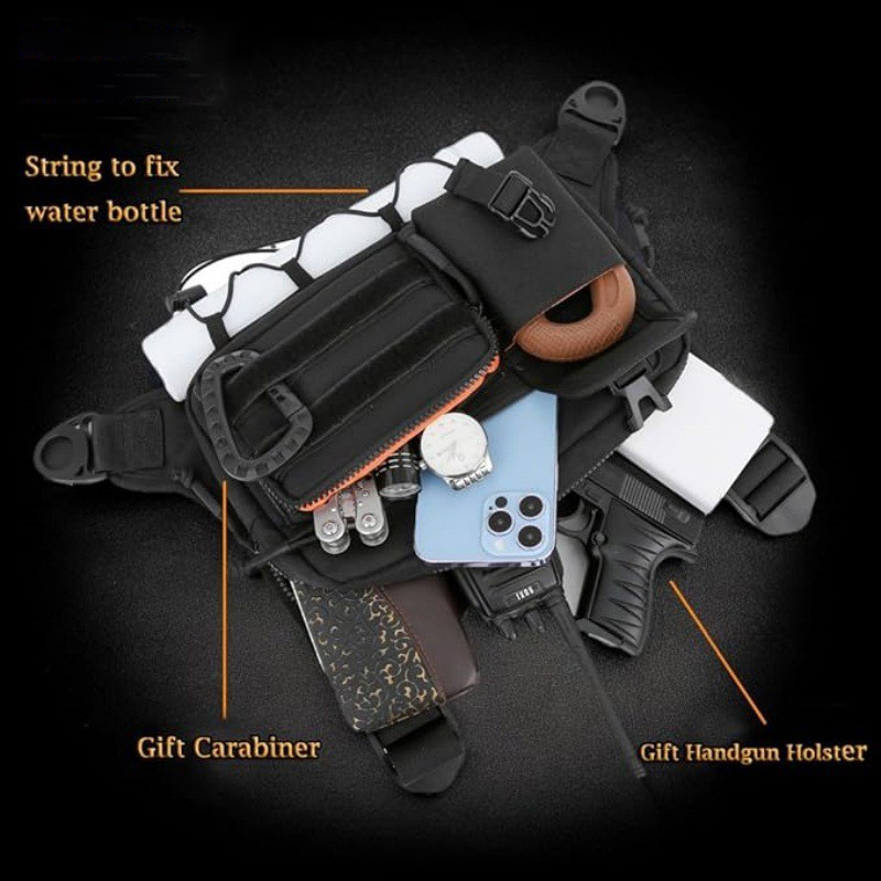 Erkekler için taktik Göğüs Çan - Running Gear Bag For Men incelemesi ve fiyatı